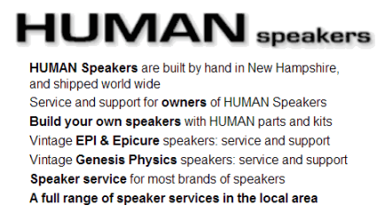 eshop at Human Speakers's web store for American Made products